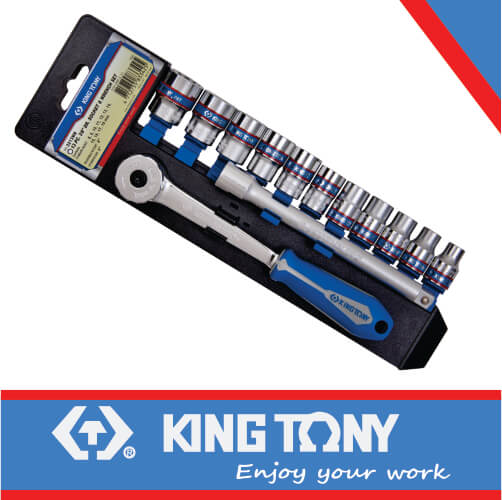 SOCKET SET 3/8″ RATCHET & EXTENSION
