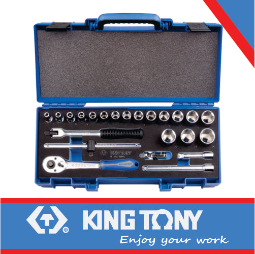 SOCKET SET 3/8″ 23 PCS EVA FOAN