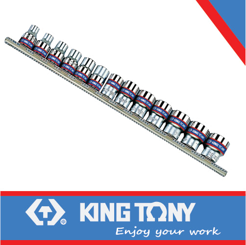 SOCKET SET 3/8″ IMPERIAL 1/4″ – 13/16″ RAIL 12P