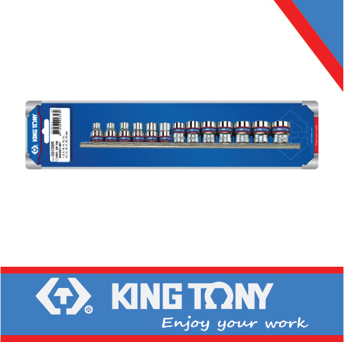 SOCKET SET 3/8″ METRIC RAIL 7-19MM 12P