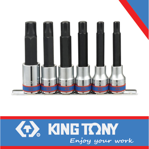 SOCKET SET 6PC 1/2″ RIBE 9-16MM ON A RAIL