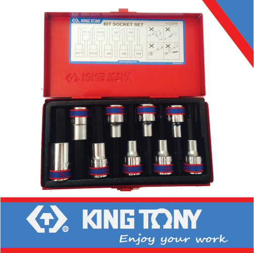 SOCKET SET 9PC 1/2″ HEX H4-H17 80MM