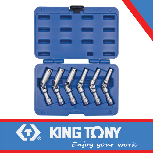 SOCKET SET GLOW PLUG 6PC 8-16MM