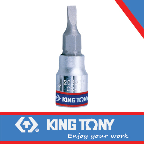 SOCKET SLOTTED BIT 1/4″ 4MM