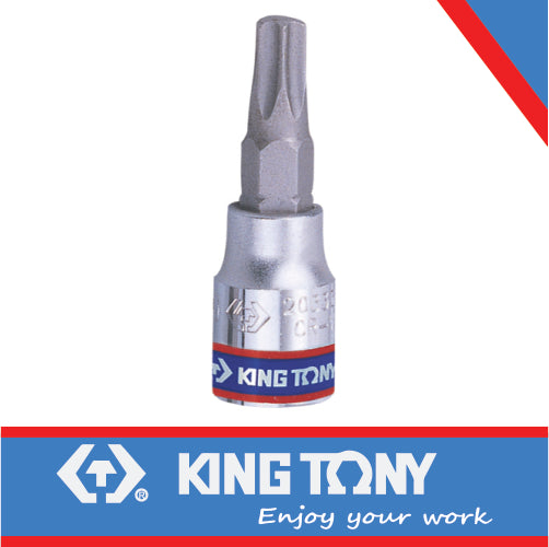 SOCKET TORX TAMPER PROOF 1/4″ T10 X 37MM