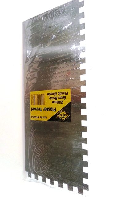 TROWEL MTS PLASTER NOTCH P/H 8MM