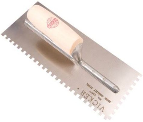 TROWEL VICKERS NOTCHED 22477 6X6X6XMM