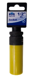 Wheel Impact Socket 19mm Yellow